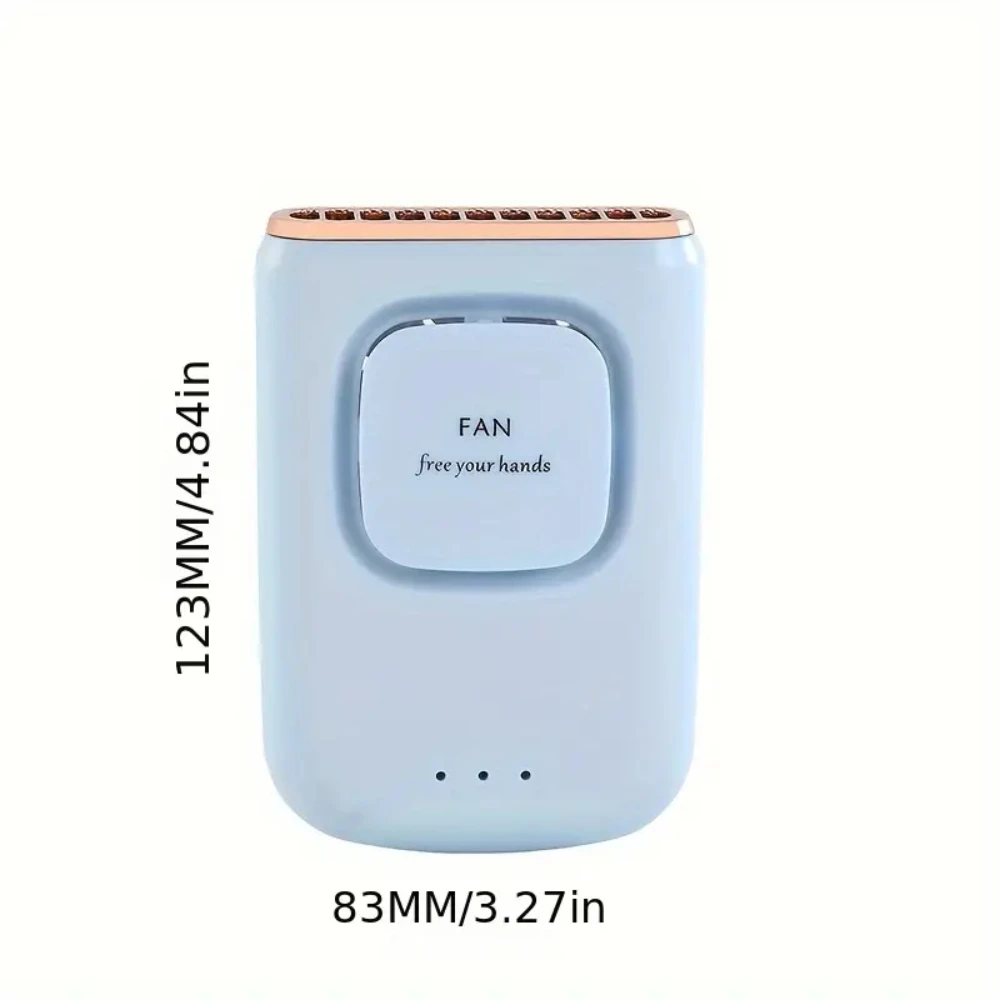 Ventilatore da collo compatto alimentato tramite USB, dispositivo di raffreddamento personale ricaricabile per avventure all'aria aperta, campeggio, escursionismo e viaggi - Stay Co