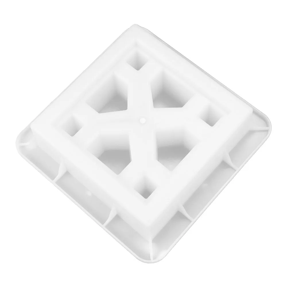 Plastic Hollow Brick Mold 20*20*6cm 3D Carving Cement Antique Brick Mold Anti-Slip Square Window Flower Fence Making Mold