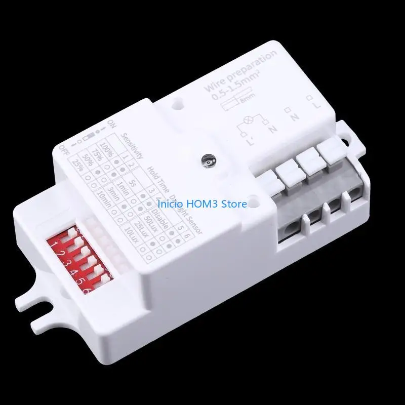 

A5YD AC 220V-240V/50 Гц микроволновка для детектора движения тела радиолокационного датчика для светодиодного света