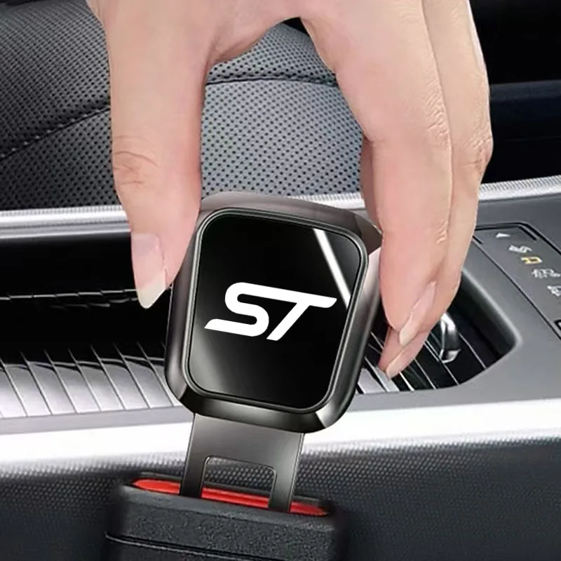 مقعد السيارة حزام كليب موسع سلامة حزام الأمان قفل مشبك اكسسوارات لفورد ST خط الهروب بوما كوغا MK2 MK3 موستانج ماكس F150 #2