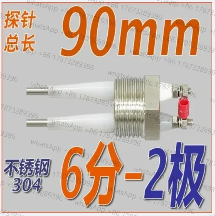 6-point 3-pole Stainless Steel Boiler Water Level Electrode Liquid Level Probe Probe Induction Rod Sensor