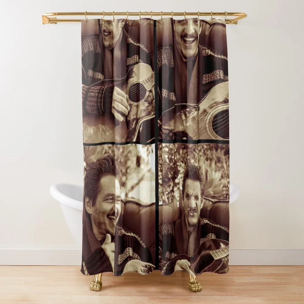 Pedro Pascal Shower Curtain Shower Sets For Bathroom Shower Waterproof Curtain