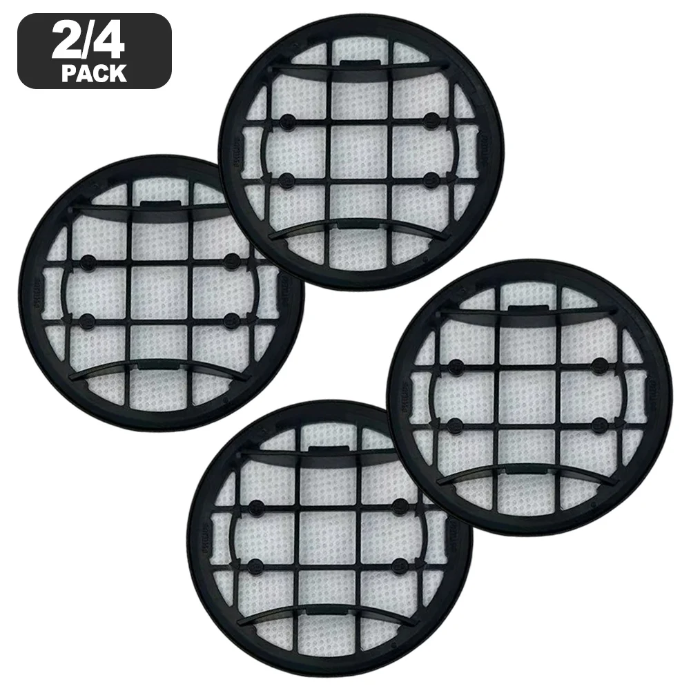 Filtro de espuma y filtro de entrada con marco para aspiradora Philips inalámbrica VC-7000 y 8000 XC7053 XC7055, Kit de filtro lavable, 2/4 Uds.