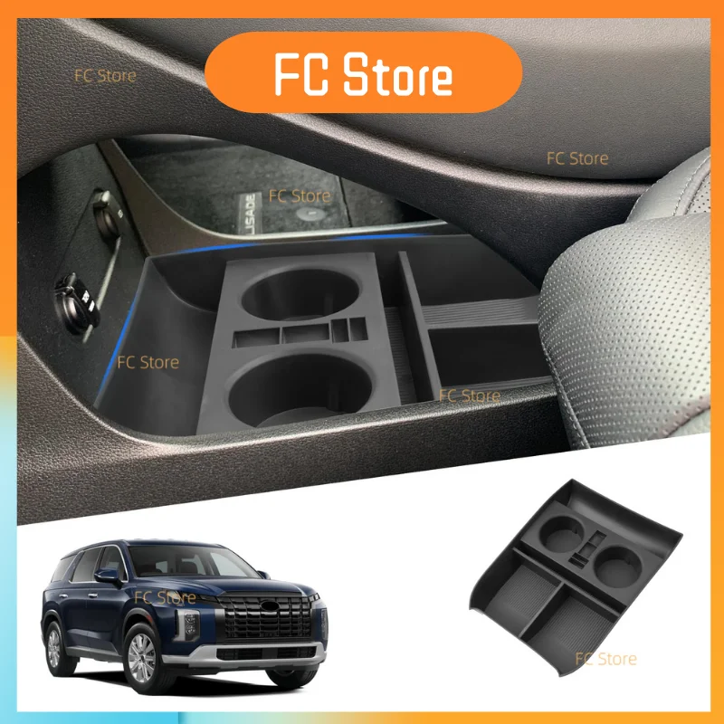 For Hyundai For Palisade SE SEL XRT Limited 2025 2024 2023 Lower Organizer Tray Calligraphy Under Organizer Accessories