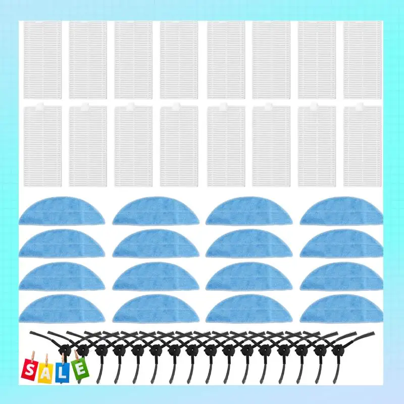 

A56X For ECOVACS Y1 PRO / Y1 PRO PLUS Robot Vacuum Cleaner Side Brush Hepa Filter Mop Cloth Accessories Replacement Parts