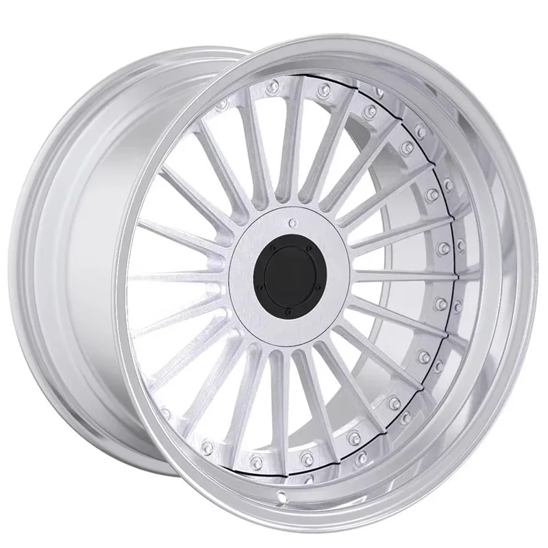 26 Style Deep Dish Red Alloy Customized Forged 2 Piece 18 19 20 21 22 23 24 25 26 Inch 5X114.3 5x112 Aluminum Alloy Racing Car W