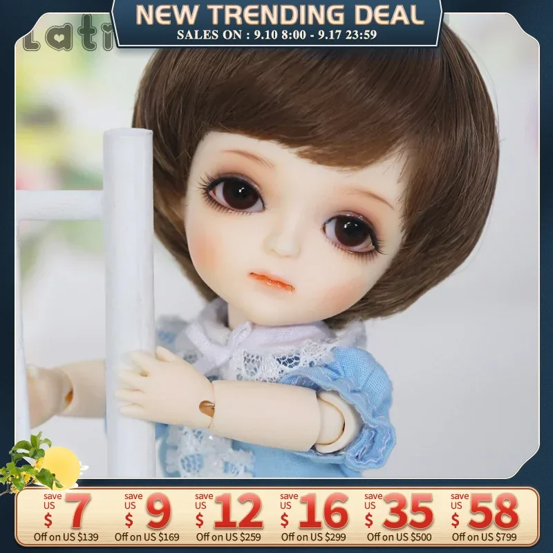 

Oueneifs Lati Yellow Ruki 1/8 BJD SD Resin Figures Body Model Baby Girls Boys Dolls Eyes High Quality Gifts