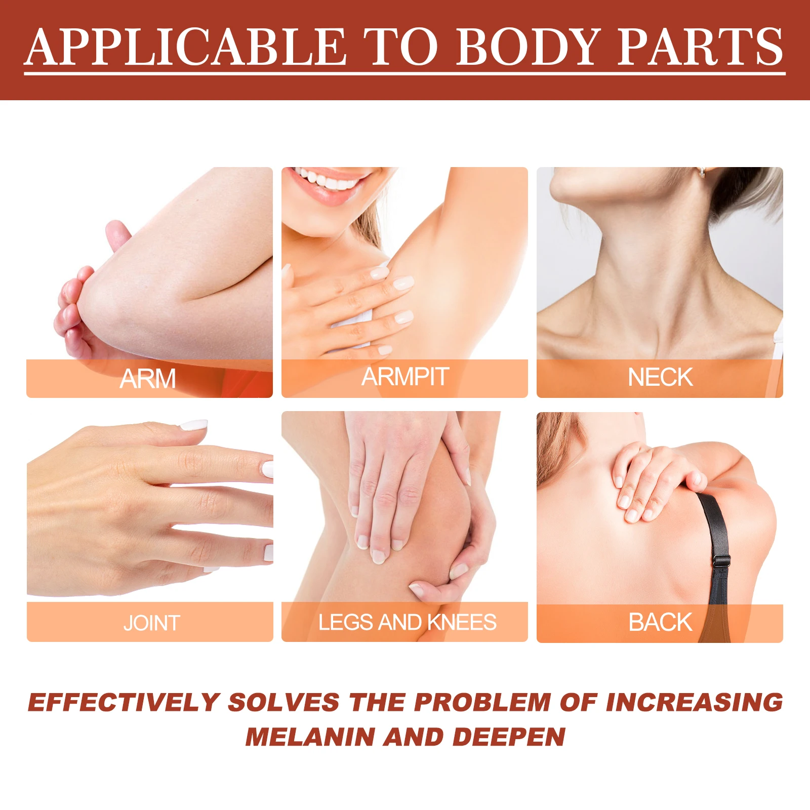 زيت تقشير EELHOE لتبييض البشرة الداكنة وإزالة مقشر الجلد الميت والذراع والكوع والركبة والساق زيت تقشير Nigricans 110 مللي