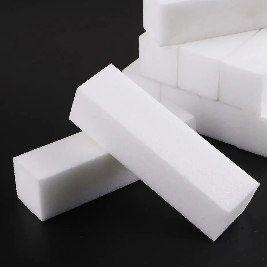 10 pièces limes à ongles tampon bloc ensemble manucure pédicure soin Nail Art polissage ponçage polissage blanc éponge tampons lime à ongles outils