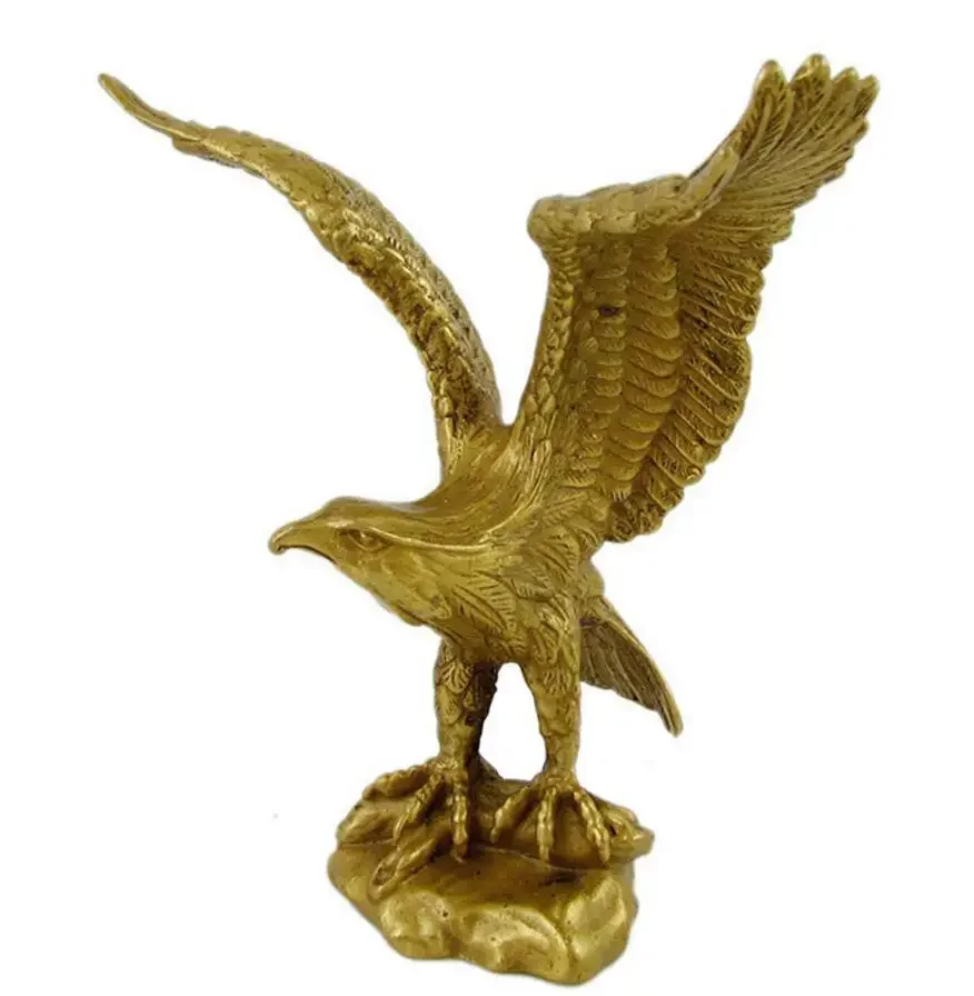 Copper Statue Copper hawk ornament arts and Crafts Ornament the eagle's wings, the eagle's grand plan, the eagle ornament Office