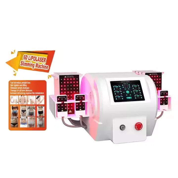 Professional 6D Red Light Therapy650nm 940nm Lipolaser Far InfraredSlimming Diode Medical LEDsPhysical therapy Machine