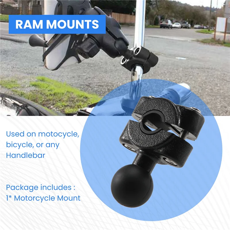 Superior-Rail Mount 1 Inch Ball Car Headrest Motorcycle Scooter Rearview Mirror Stem Bar Mount For Gar Min Gopro For Ram Mounts