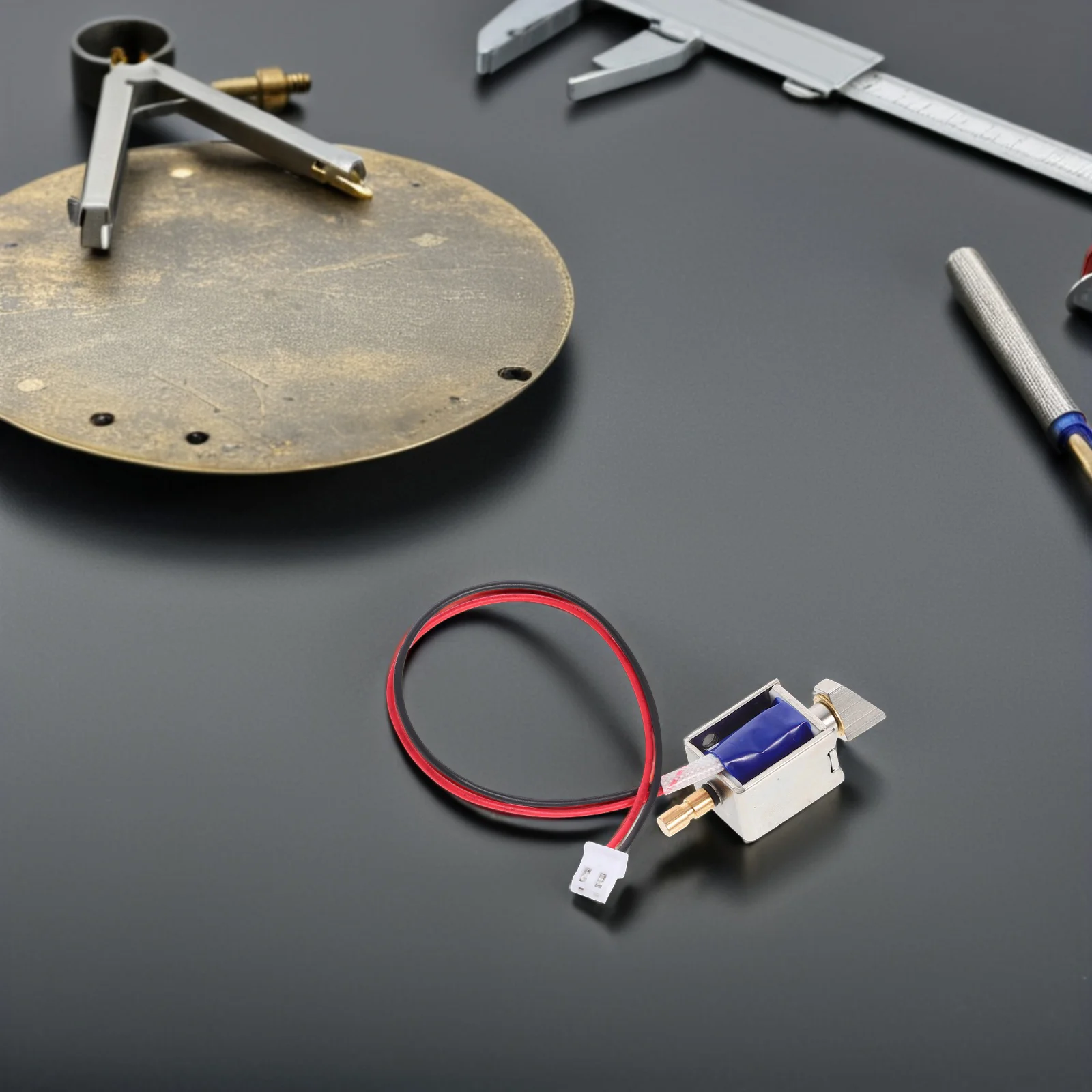 Fechadura eletromagnética DC12V 0,43a Fechadura de controle de acesso solenóide compacto para uso comercial residencial