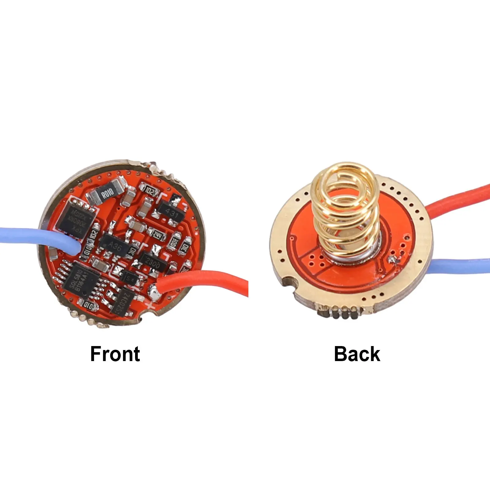 DIY Flashlight Driver Circuit with Temperature Control 5A 3V Output Reverse Connection Protection and Low Voltage Prompt