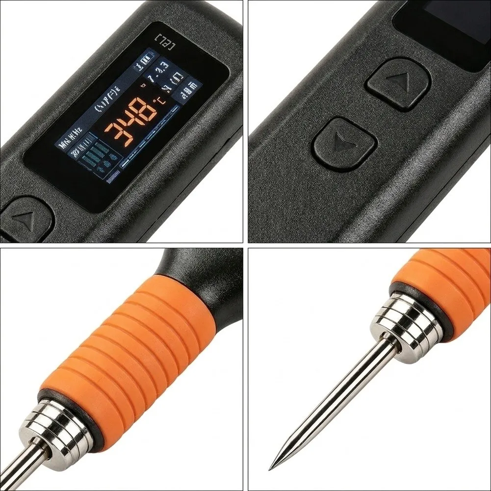 TB1 Compatible Soldering Iron with Rechargeable Li-Po Battery Dual 850mAh Cells and PID For Temperature Regulation