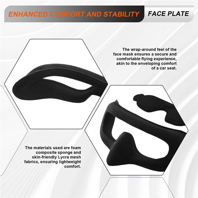 ABMF-For DJI AVATA 2 Goggles 3 Sponge Eye Mask Comfortable And Light Resistant Drone Accessories A