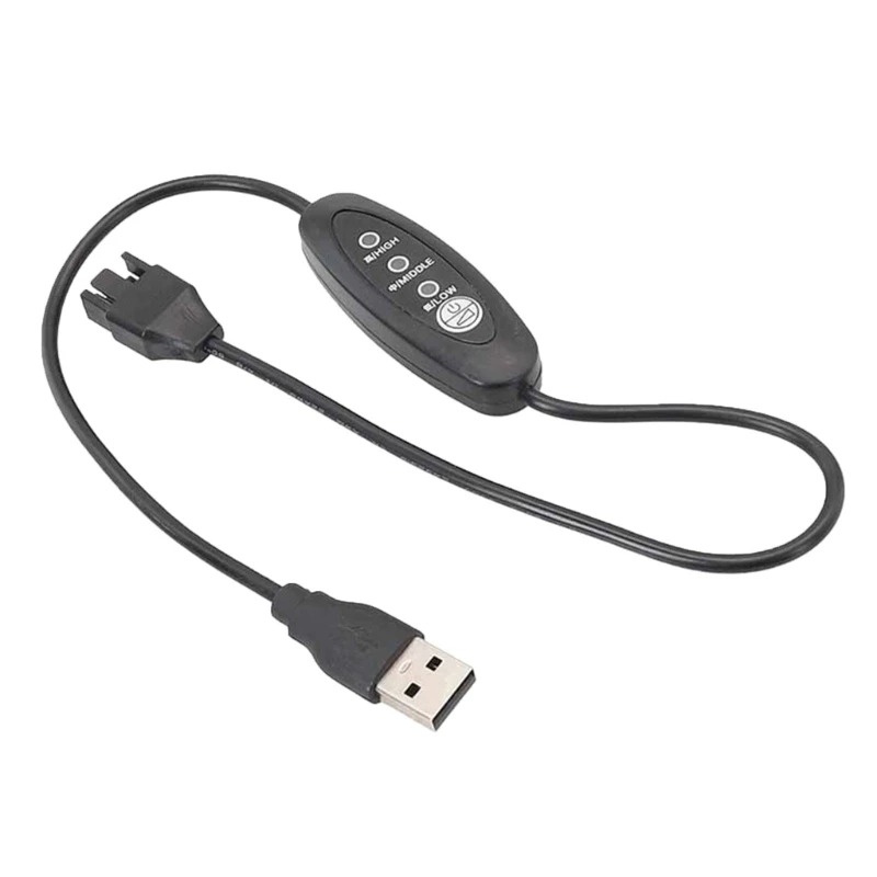 Computer-Lüfterkabel, USB 5 V auf 12 V, Lüfter-Verbindungskabel für optimale Luftzirkulation