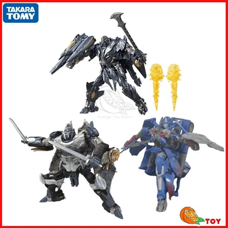 

In stock Takara Tomy Transformers The Last Knight Leader Class Optimus Prime Megatron Dragonstorm Action Figure Robot