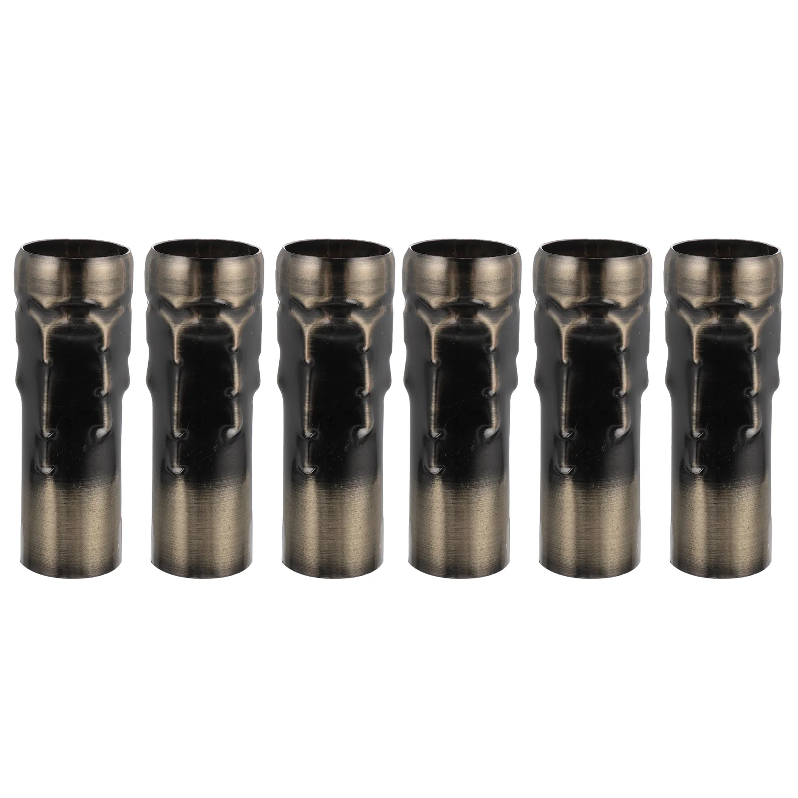 6 Pcs Tear Sleeve Light Socket Base Chandelier Covers Tube Holder Pendant Lights Lamp Accesoories Accessories