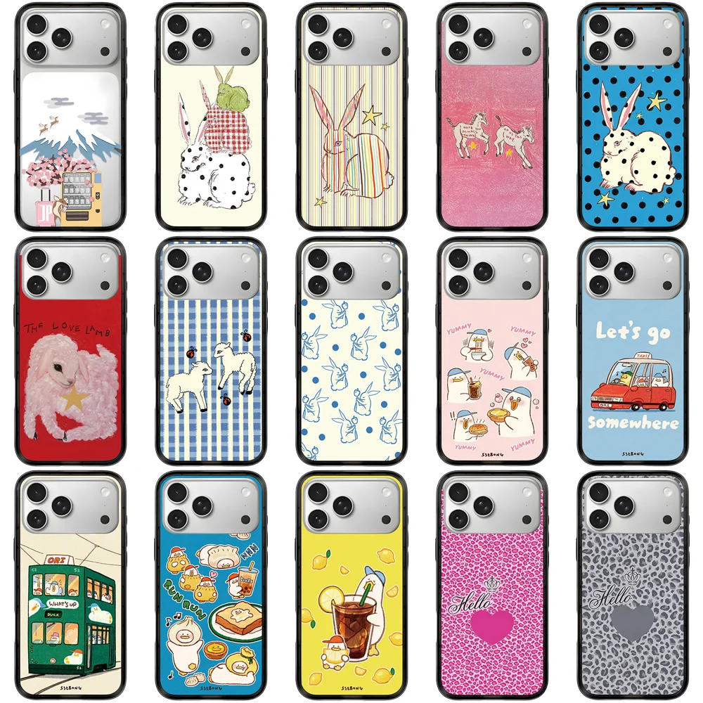 6100525 Compact Black Border Magnetic Case: Compatible with IPhone 18 17 16 15 14 13 Pro Max 18Pro