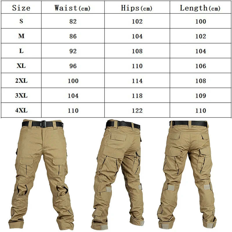 New Men Cargo Casual Pant Multi-Functional Tactical Pants Outdoor Hiking Multi-Pocket Man Trousers Hunting Working Clothing