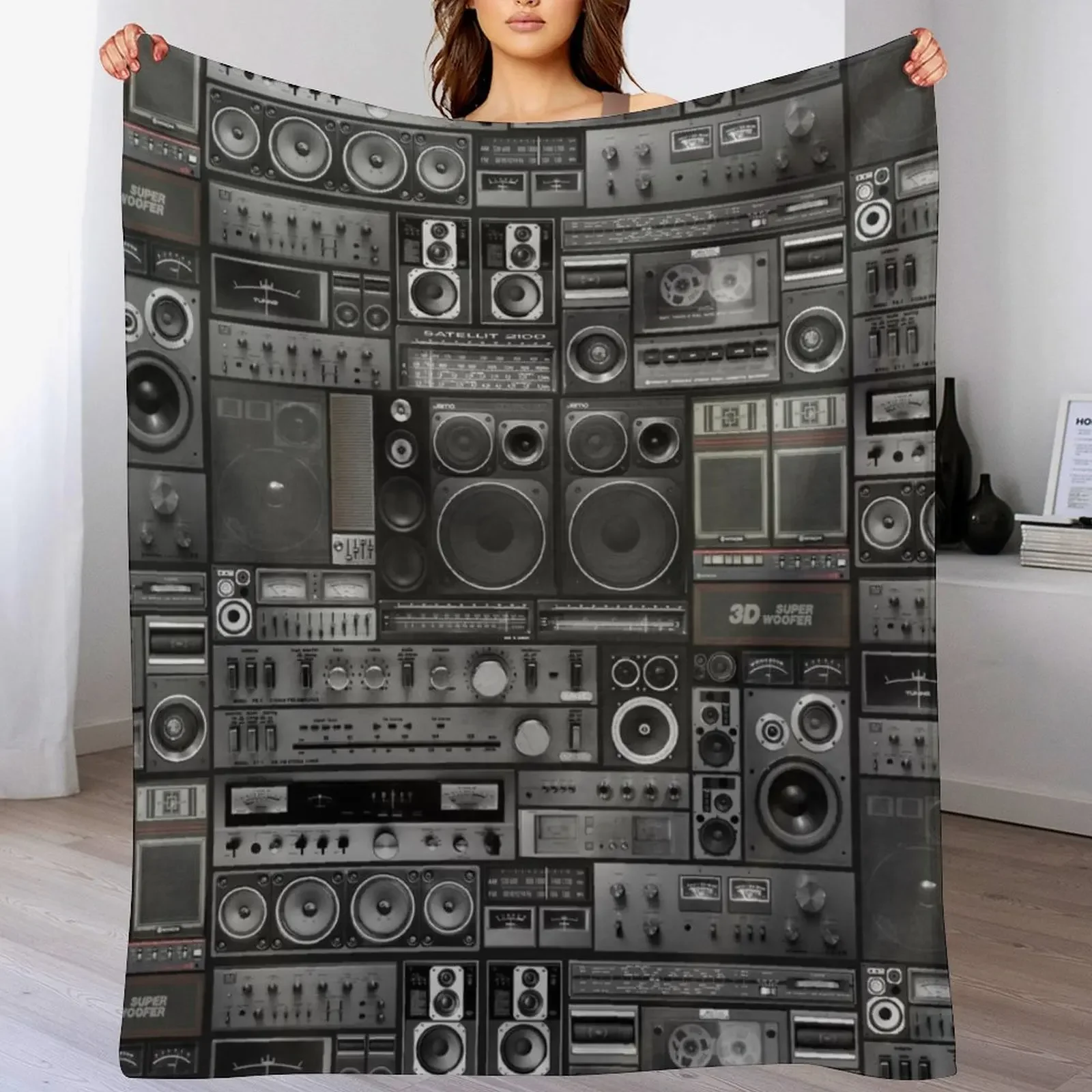 

Hifidelity Remix Throw Blanket warm for winter Blankets For Sofas Bed covers sofa bed Blankets