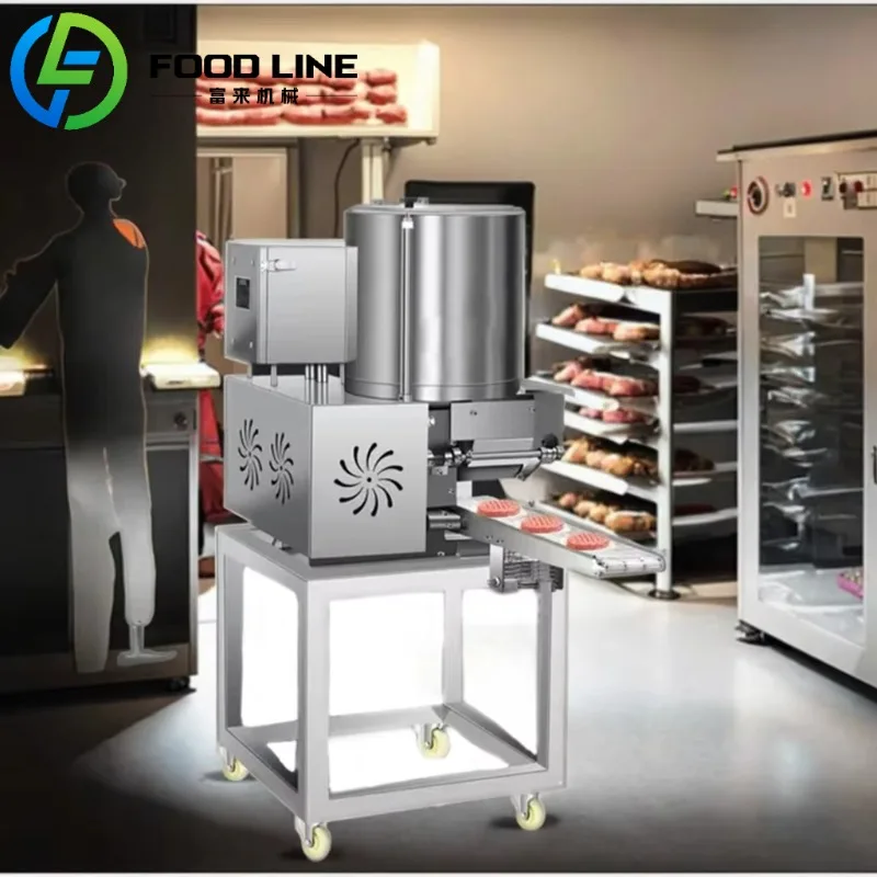 Automatic Hamburger Patty and Burger Molding Machine for Chicken Nugget Meat Pie Beef Patty with Motor As Core Component