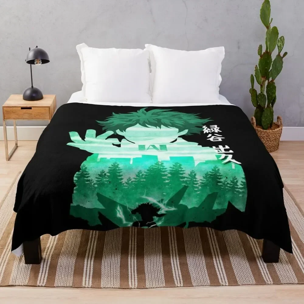 

Deku Midoriya Izuku One For All Hero Academy #5 Throw Blanket Stuffeds Warm Blankets For Baby Blankets