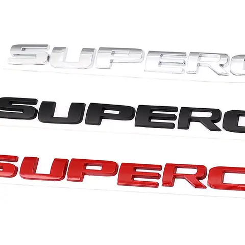 लैंड रोवर जीप सुपरचार्ज्ड लोगो वोक्सवैगन VW ऑडी A3 A4 A5 A6 Q3 Q5 के लिए 3D मेटल कार स्टिकर प्रतीक ऑटो बैज डीकैल 8 best sales आरलाइन लोगो vw - №4