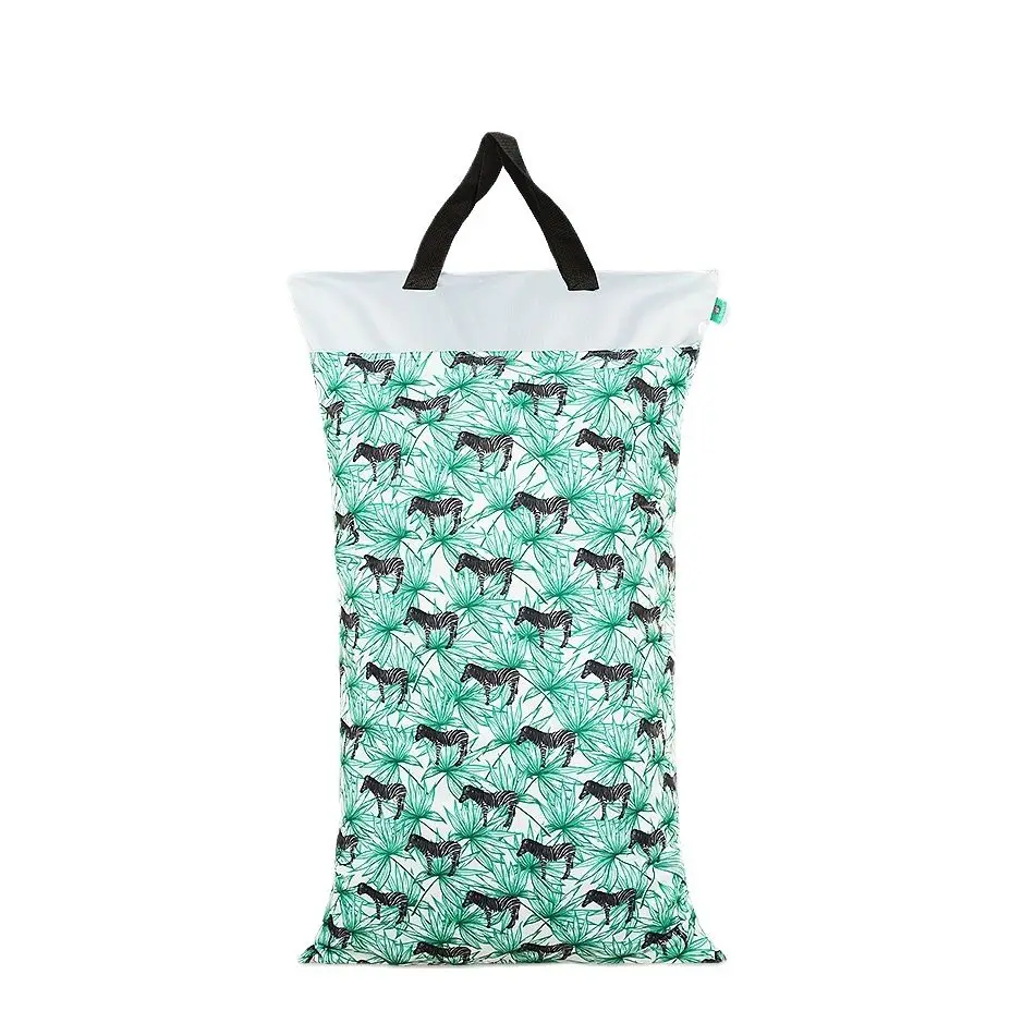 

HappyFlute Beautiful Animal Prints 40*70CM Double Zipper Design Wet/Dry Separation Multi-purpose Use Big Size Wet Bag