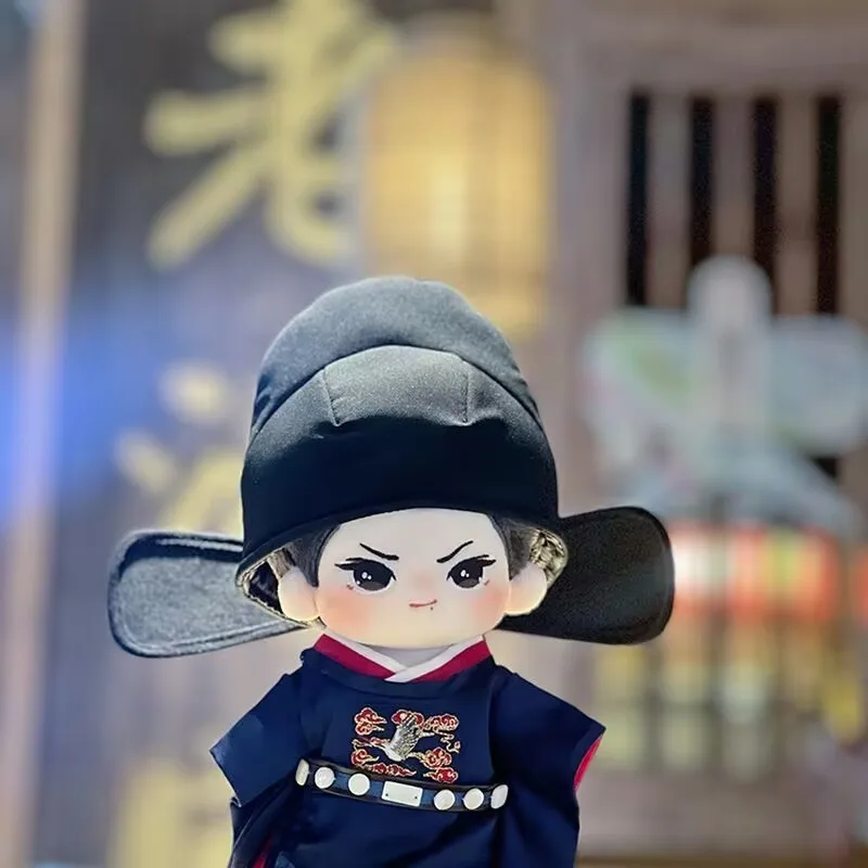 نفس نمط "Zang Hai Zhuan"، 20 سم، دمية قطنية مع عظام، دمية عارية وملابس الدمى، Xiao Zhan Zang Hai Da Ren