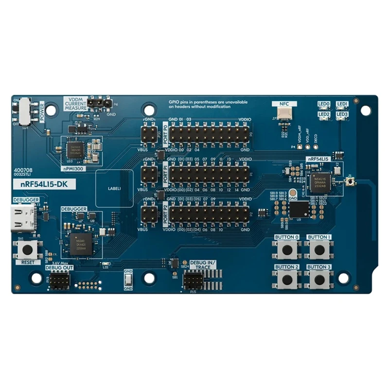 DN-NRF54L15-DK 開発ボード NRF54 シリーズ ワイヤレス Soc Bluetooth メッシュ、スレッド、マター、2.4 G 低エネルギー用