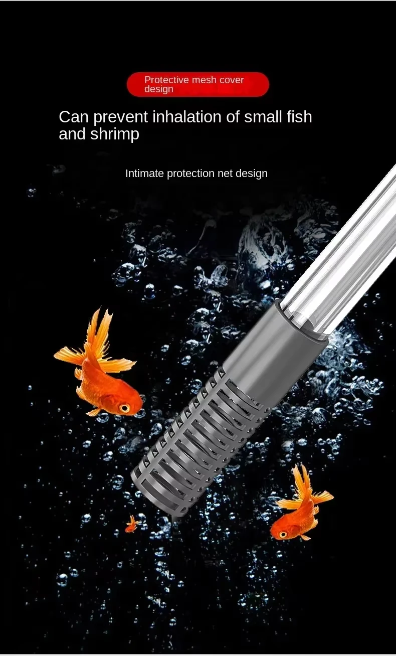 Hand-Siphon Wasserwechsler für Aquarien Sandreiniger Abfallsaugpumpe Reinigungsgerät zur Aquarienpflege entfernt Sedimente und Fischabfälle verbessert die Wassertransparenz einfache Bedienung ohne Strom geeignet für Fi – Detail 4
