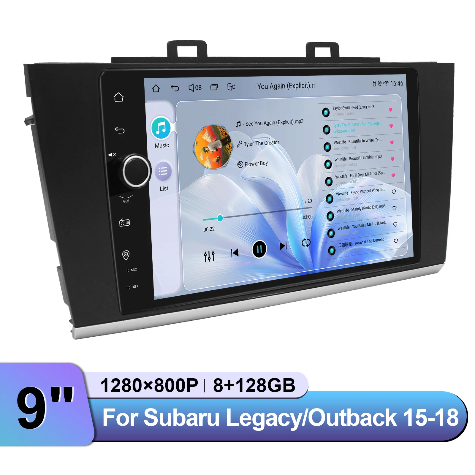 JOYING راديو السيارة ستيريو رئيس وحدة مشغل وسائط متعددة لسوبارو ليجاسي Outback 2015 2016 2017 2018 دعم هارمان كاردون أمبير #2