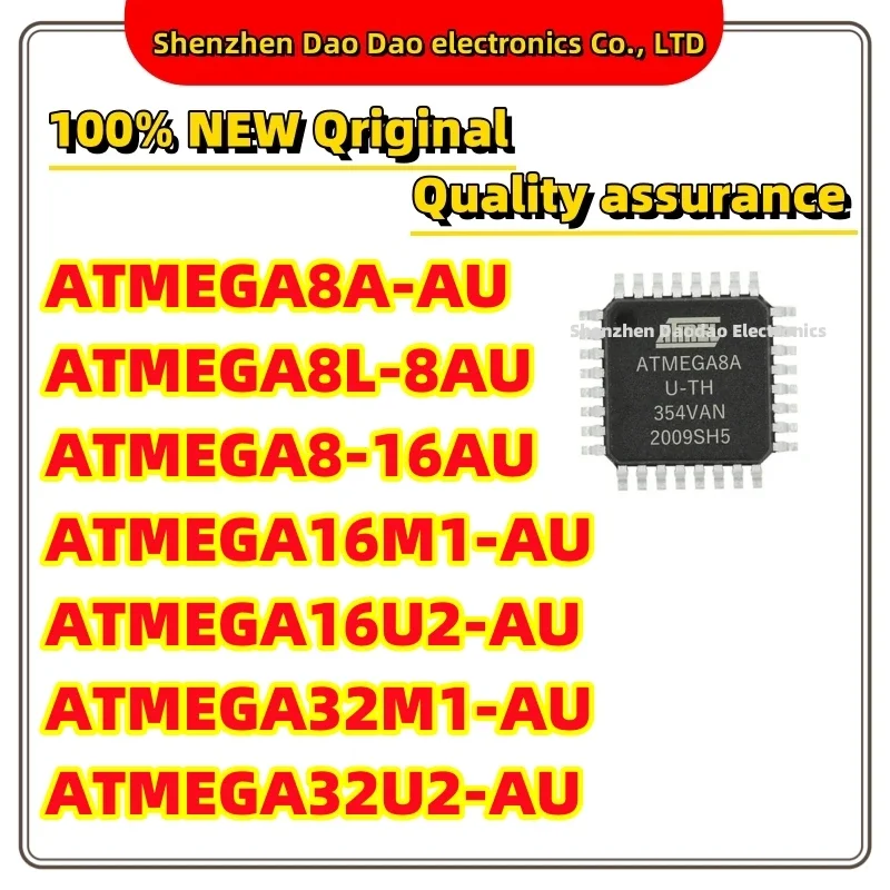 ATMEGA8A-AU ATMEGA8A-U ATMEGA8L-8AU ATMEGA8L-8U ATMEGA8-16AU ATMEGA16M1-AU ATMEGA16U2-AU ATMEGA32M1-AU ATMEGA32U2-AU TQFP-32 NEW