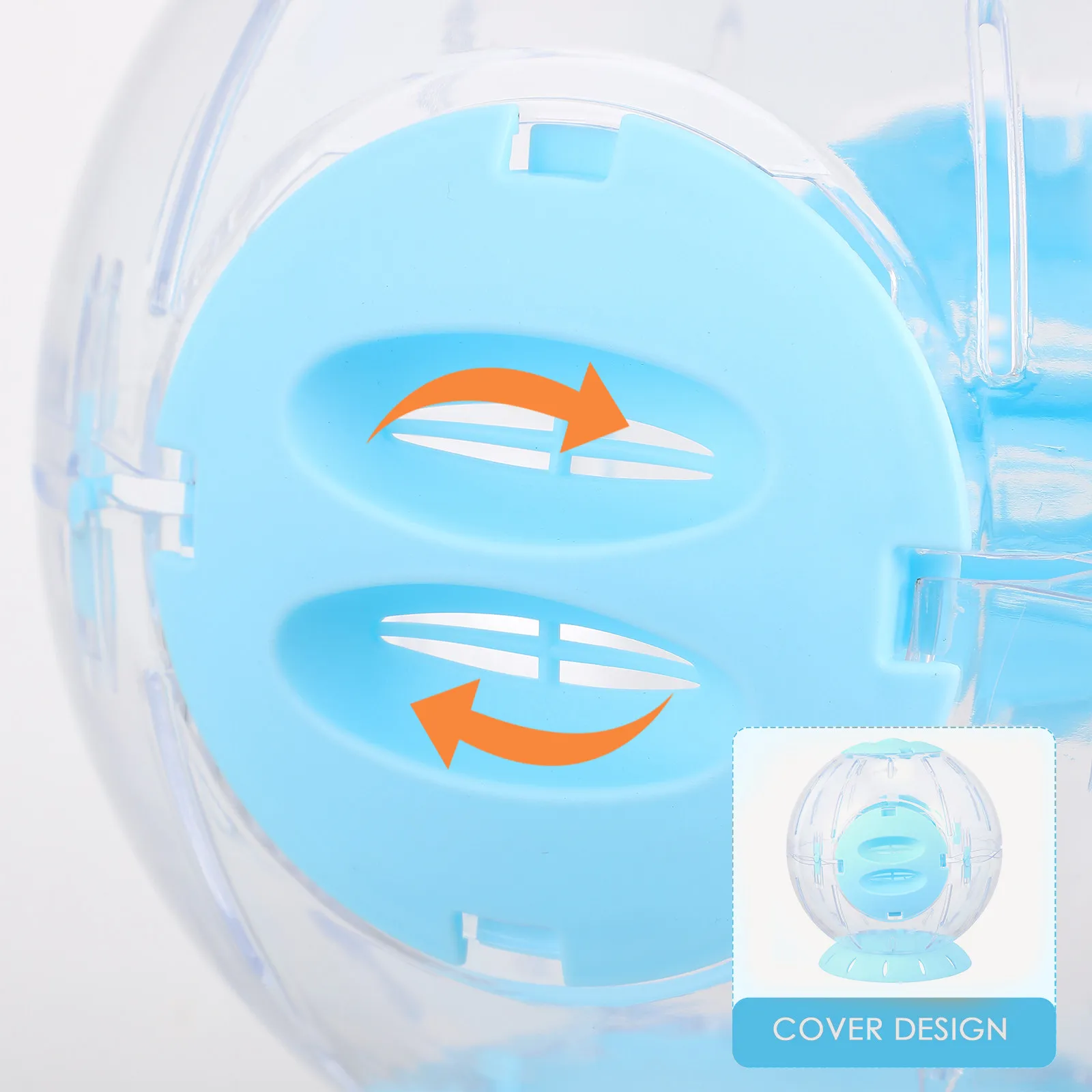 Safe Premium Plastic Hamster Jogging Ball Pet Activity Wheel for Exercise Entertainment Training Hamsters Gerbils Rats Hedgehogs