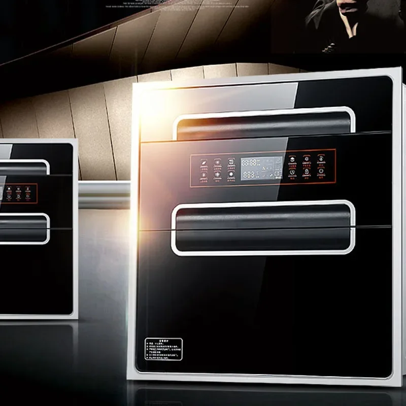 Armadio di disinfezione elettrico 220v Stoviglie di grande capacità per uso domestico incorporato Armadio di disinfezione ad alta temperatura intarsiato Spe