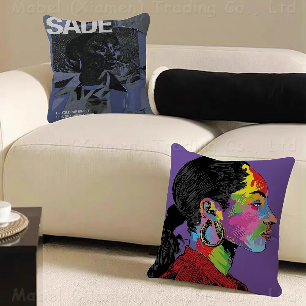 Sade Singer Adu Personalized Pillow Dust Cover Bedroom Kids Party Decoration Pillowcase Birthday Children Gift