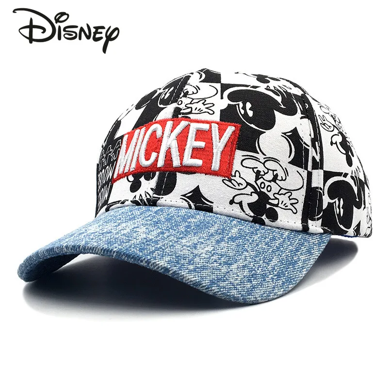 Disney Mickey New Children\'s Hat Fashion Cartoon Casual Children\'s Baseball Hat Adjustable Outdoor Children\'s Hat High Quality