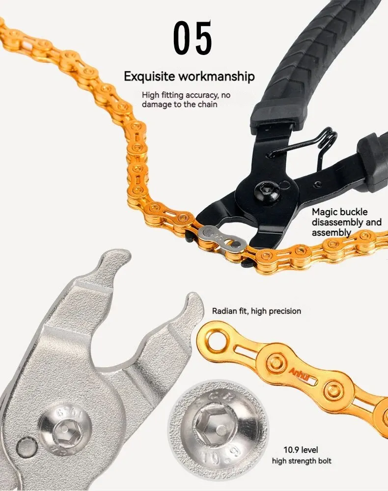 Fahrradkette Magic Buckle Zange Mountainbike Schnellverschluss Schnalle Magic Buckle Entfernungs- und Installationsschlüsselwerkzeug – Detail 7