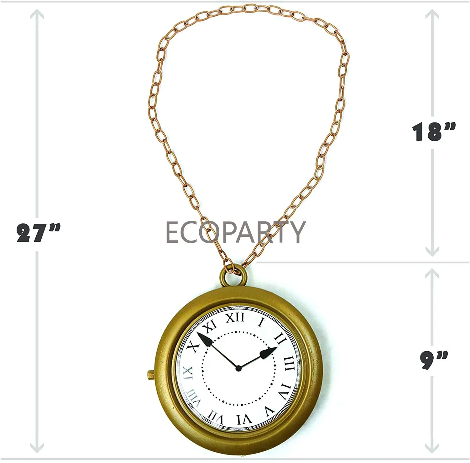 Nuovo formato erp nave Alice nel paese delle meraviglie orologio da tasca di Mr. rabbit orologio da parete In bronzo puntelli Cosplay accessori per giochi di ruolo disfraz