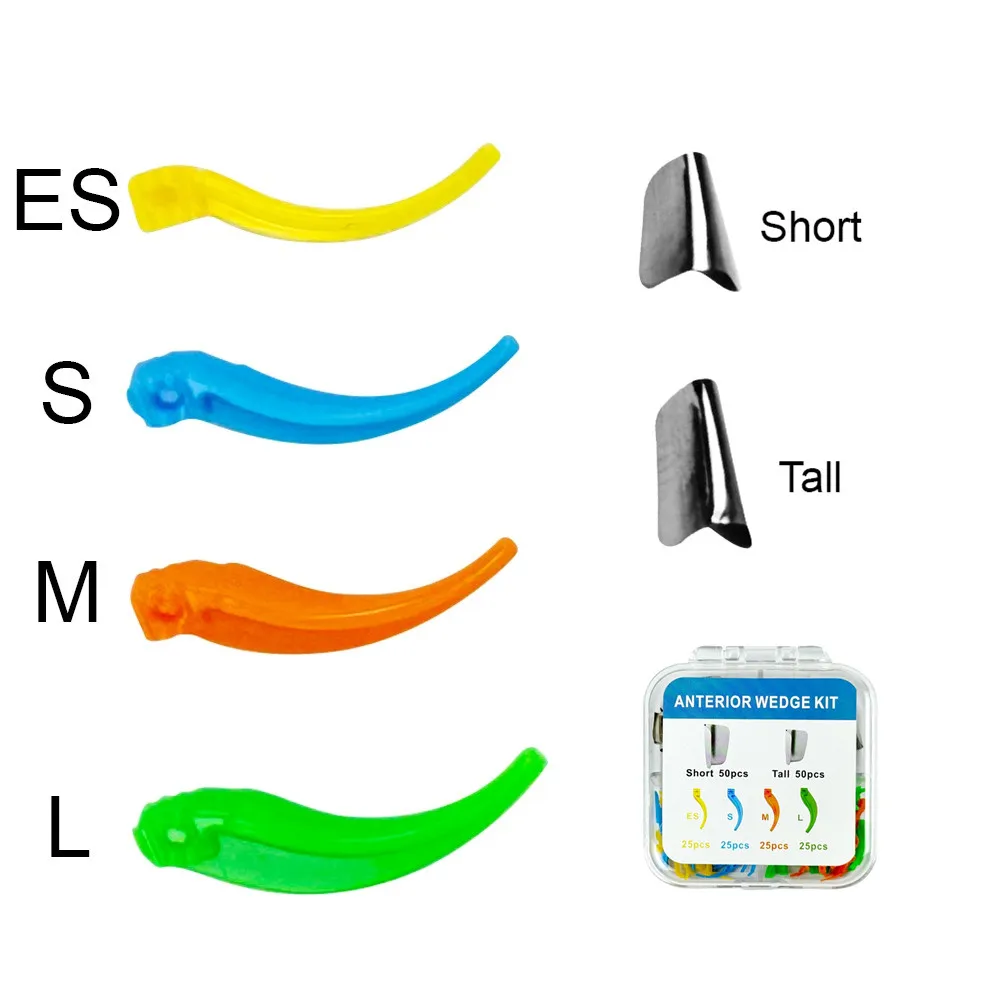

200Pcs/box Dental Anterior Matrix System Wedge Matrix Bands Interdental Wedges Dentist Oral Materials Tools Dentistry Supplies