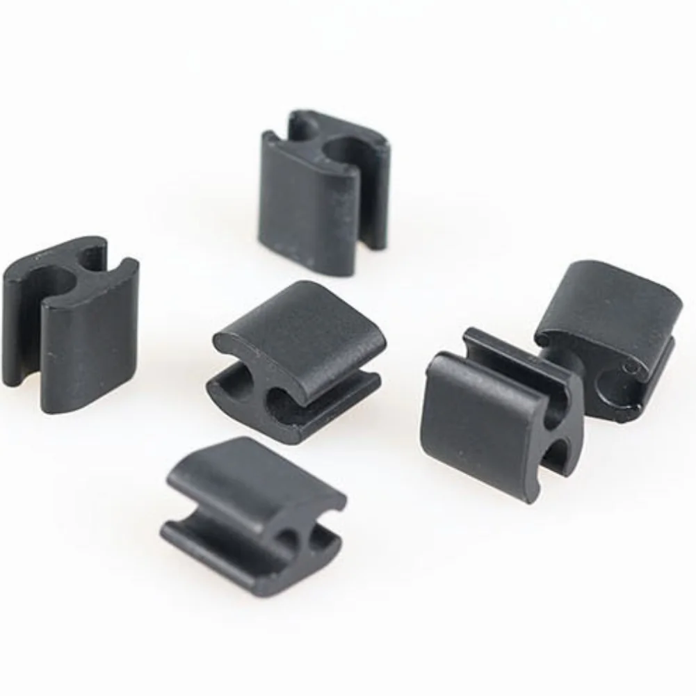 6er-Pack Fahrrad-Kabelmanagement-Clips aus Nylon für Brems- und Schaltkabelbäume zur ordentlichen Verlegung, 14 x 8 x 3 cm, Schwarz – Detail 22