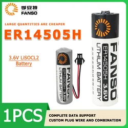 FANSO ER14505H 3.6V 2700mAH lithium battery PKC patrol stick intelligent water meter flow meter dedicated battery