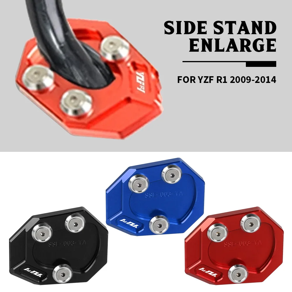 

Kickstand Enlarger Support FOR Yamaha Yzf R1 YZF-R1 YZFR1 2009 2010 2011 2012 2013 2014 Side Stand Pad Plate Extension Enlarged