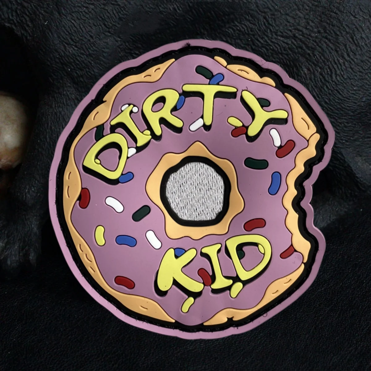 Hard To Find/RARE Dirty Kid Donut PVC Tactical Patch Hook & Loop NOT SUPEEF WRMFZY FOG GWA Military Backpack Accessories Sticker