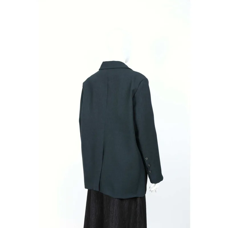 KWTX Giacca da donna casual asimmetrica a blocchi di colore Giacca vintage di lusso di alta qualità chic primavera estate 2025