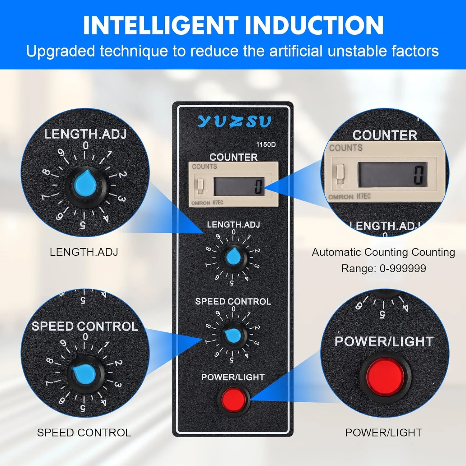 Automatic Label Dispenser,1150D,Automatic Label Separator,Label applicator, 110V,1-8m/min, Auto Counting Portable Label Applicat