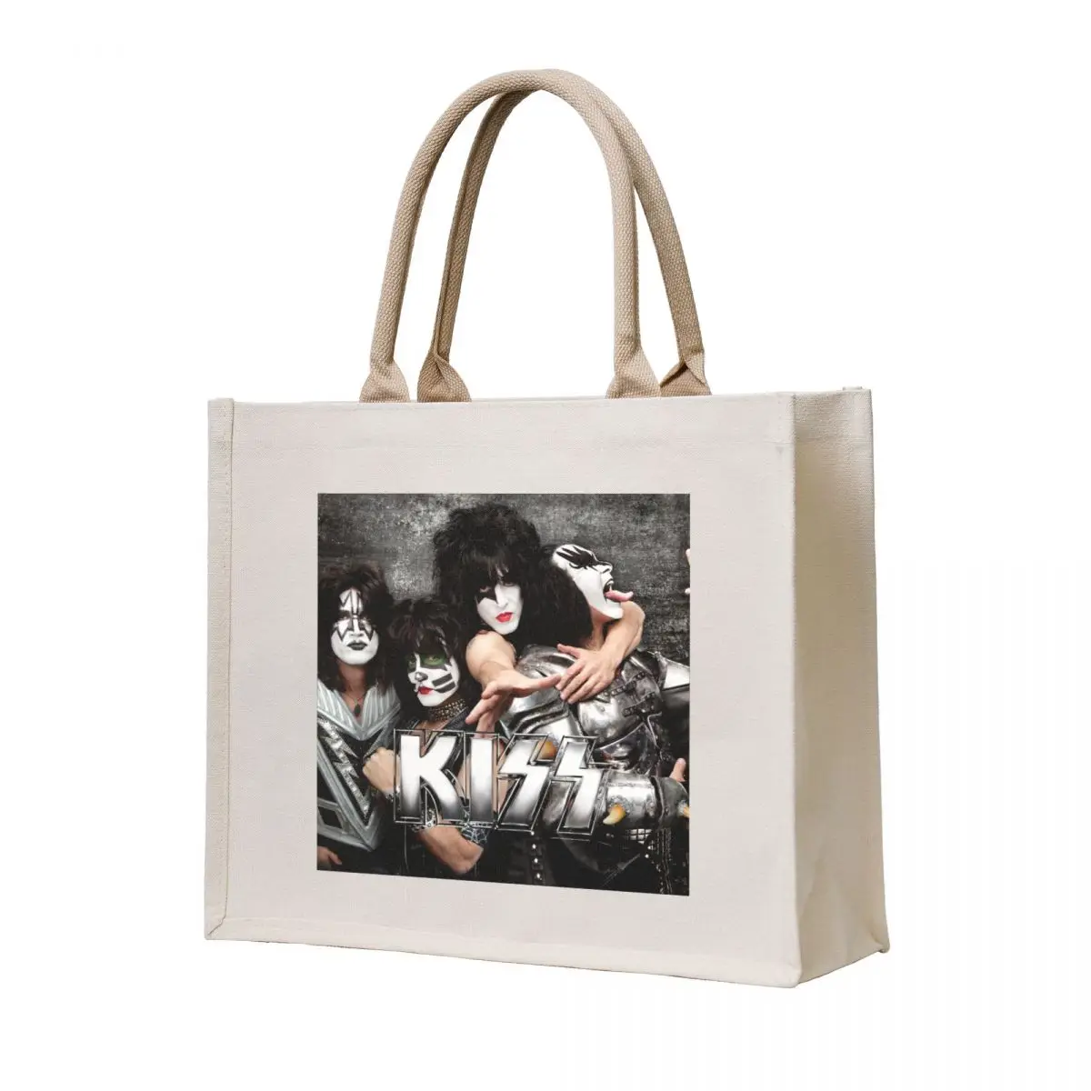 

KISS grey look up close Tote Bag Shopper woman shopping bag Shopper bag