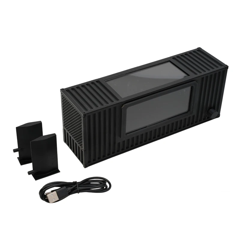 1PCS Water Mist Wind Tunnel Machine for 1/64 1/43 Scale Car Model  3D Printed Smoke Viewing Box Type-C Port Desktop Display Case
